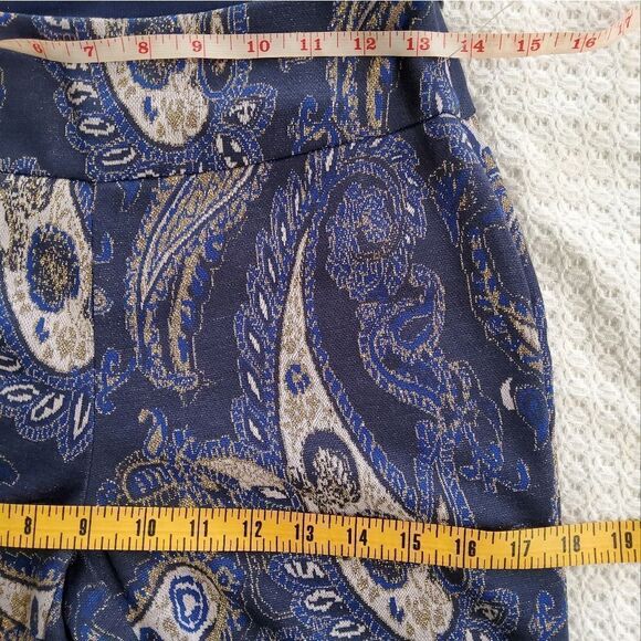 Anthropologie Maeve Maria Paisley Flare Pants Size 2 - Picture 8 of 10